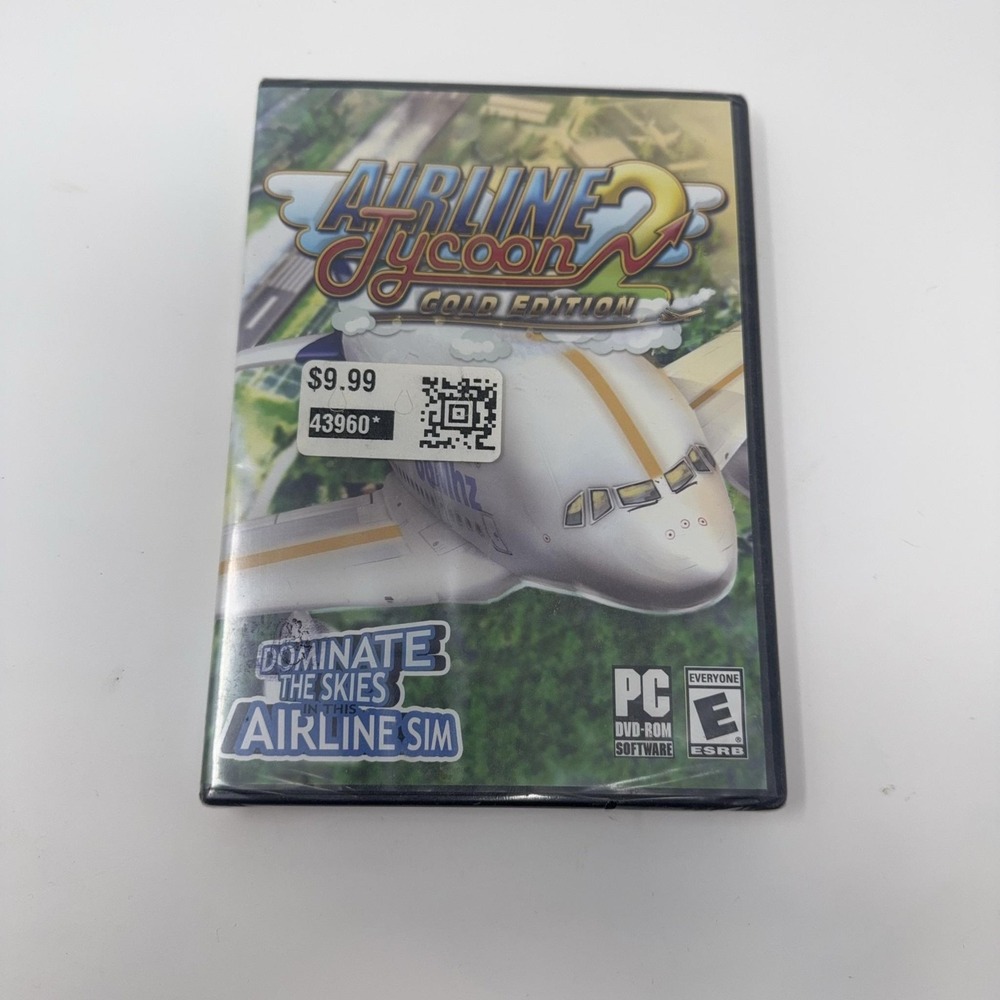 Go Airline Tycoon 2 Gold Edition PC DVD-ROM Game E Rated Simulation Kalypso